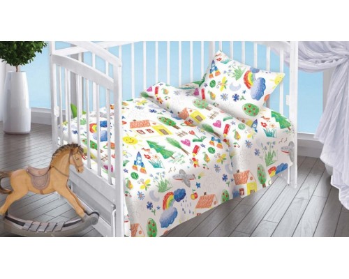 Постельное белье детское Радуга