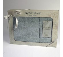 Набор из 2 полотенец для ванной Maria S.032ментол