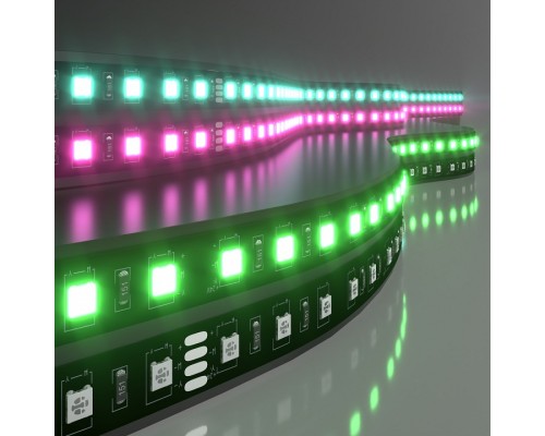 Лента светодиодная Elektrostandard 24V 60Led 14,4W IP20 Black 5050 24V 60Led 14,4W IP20 RGB Black