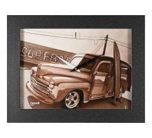 Настенные часы (45x35 см) Lowell 5486