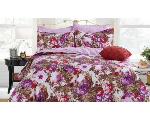 Постельное белье двуспальное Цветочное изобилие