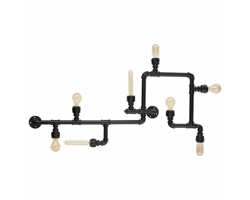 Накладной светильник Ideal Lux Plumber PLUMBER PL8 NERO
