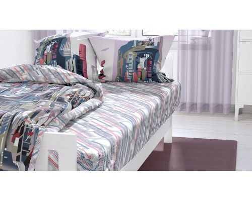 Постельное белье полутораспальное Город будущего