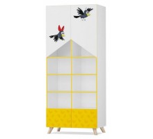 Шкаф книжный Простоквашино Скандинавик