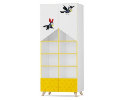 Шкаф книжный Простоквашино Скандинавик