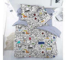 Постельное белье полутораспальное Скетч