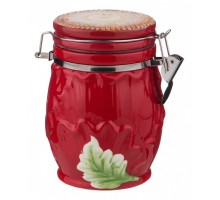 Банка для пищевых продуктов (11х15 см) Маковый цвет 358-1458