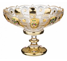 Чаша декоративная (30х23 см) Gold Glass 195-107