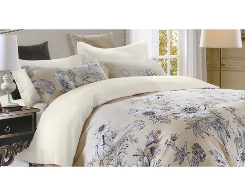 Постельное белье евростандарт Urbain de fleurs Dahlias