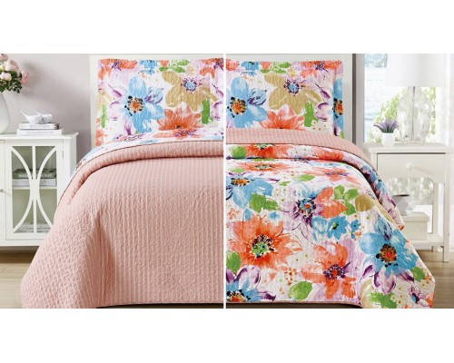 Покрывало с наволочками полутораспальное Cler