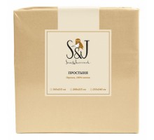 Простыня двуспальная S&J P