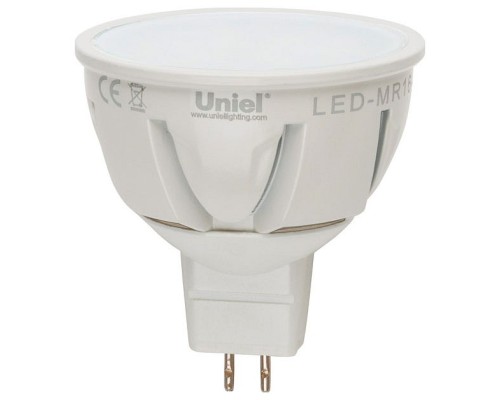 Лампа светодиодная Uniel Palazzo GU5.3 7Вт 3000K LEDJCDR7WWWGU5.3FRALP01WH