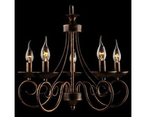 Подвесная люстра Eurosvet Provence 22404/5 черный с золотом