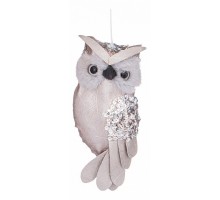 Елочная игрушка (10x23 см) Сова 535-270