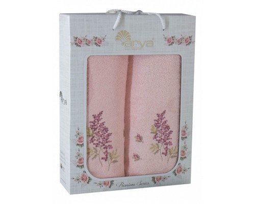 Набор из 2 полотенец для ванной (70x140 см) Mahiza