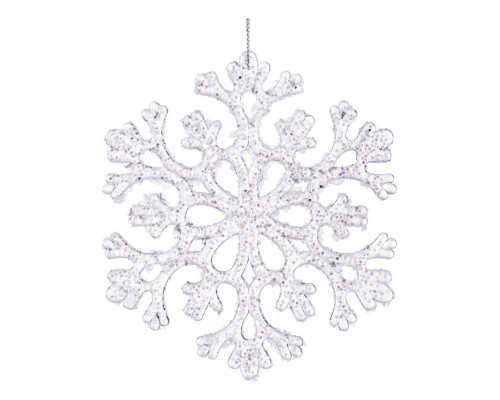 Елочная игрушка (11.5 см) Снежинка 788-100