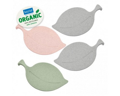 Набор из 4 подставок под горячее (14.3x2.6x9.2 мм) Leaf On 3556317