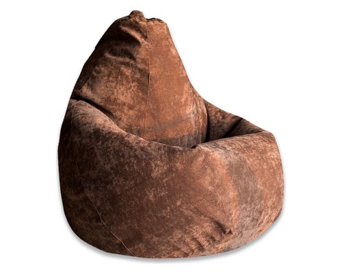 Кресло-мешок Коричневый Микровельвет XL