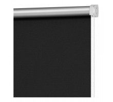Штора рулонная (120x160 см) Плайн Черный Графит