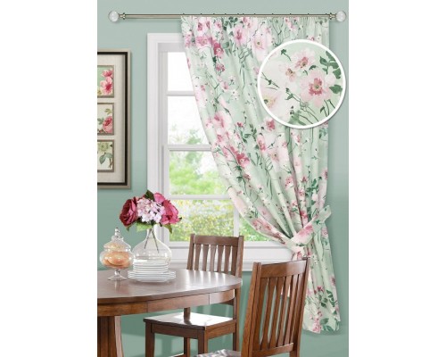 Портьера (136x175 см) 1 шт. Naturel - K