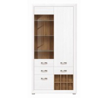 Шкаф-витрина Мальта B136-REG1W2D2S