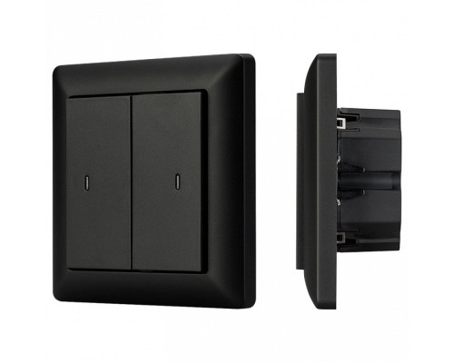 Диммер клавишный Arlight Knob SR-KN0220-IN Graphite (KNX, DIM)