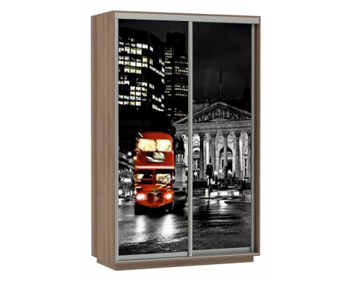 Шкаф-купе Экспресс Фото Дуо Ночной Лондон 1400x600x2400