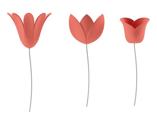 Набор из 9 фигур настенных (7.2x2.9x16.2 см) Bloomer 1012968-180