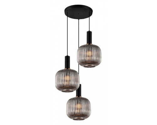 Подвесной светильник LUMINA DECO Gato LDP 1217-3 GY+BK