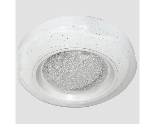 Накладной светильник Ambrella Orbital Crystal Sand FS1233 WH/SD 48W D390