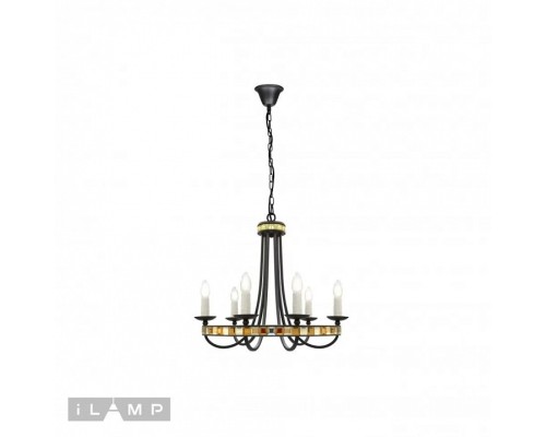 Подвесная люстра iLamp Dream 10190-6P BK