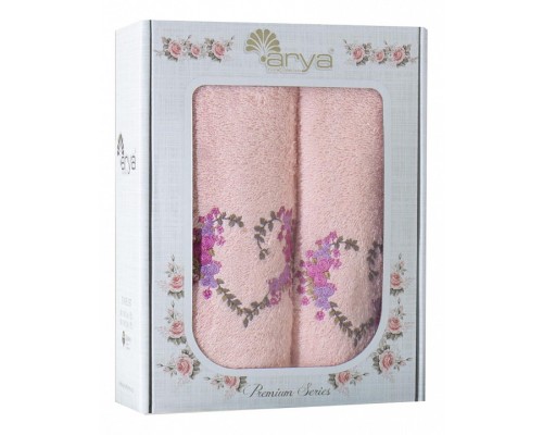 Набор из 2 полотенец для ванной (50x90 см) Lovely