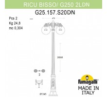 Фонарный столб Fumagalli Globe 250 G25.157.S20.AXE27DN