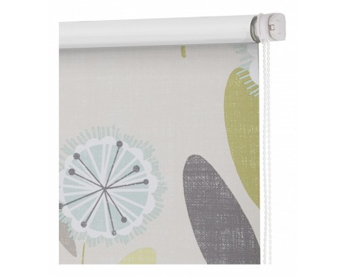Штора рулонная (90x160 см) Блэкаут Одуванчик