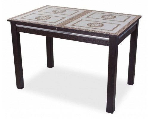 Стол обеденный Вальс со стеклом