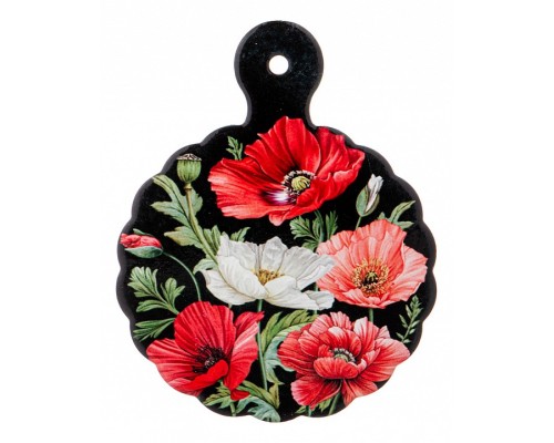 Подставка под горячее (19x15 см) Маки 229-621