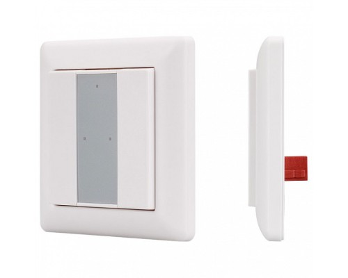 Панель-диммера клавишная накладная Arlight Knob SR-KN9551K2-UP White (KNX, DIM)