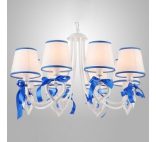 Подвесная люстра Eurosvet 60066 60066/8 белый/синий
