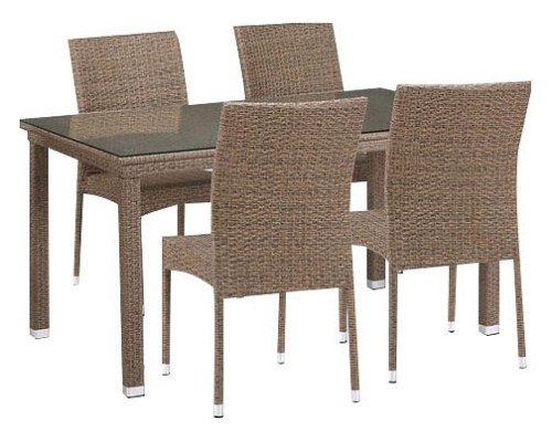 Набор уличный Баринас T256B/Y380B-W56 Light Brown 4Pcs