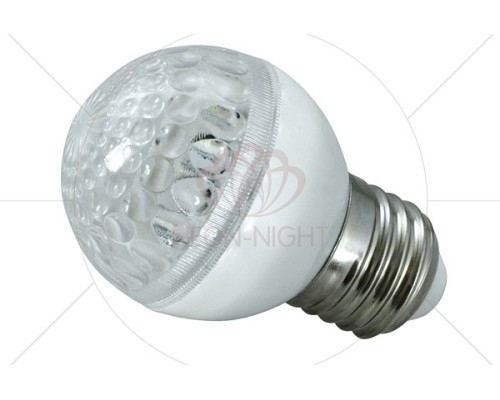 Лампа светодиодная NN-3528 E27 220В 5Вт зеленый 405-314