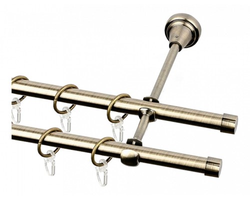 Карниз (280 см) Комплектный Золото антик