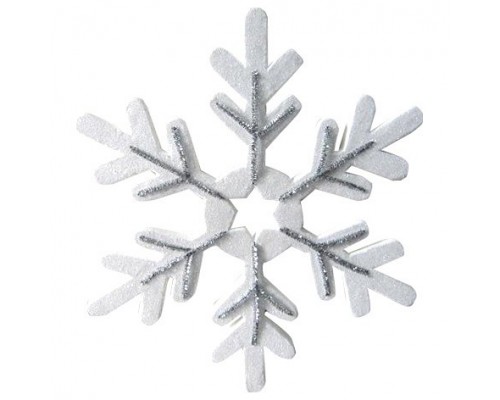 Елочная игрушка [40 см] Снежинка сказочная 502-389