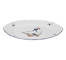 Блюдо декоративное (40х28х4 см) Гуси 658-021