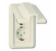 Розетка двойная с заземлением Imex 70 Wide Ivory WRP 2212