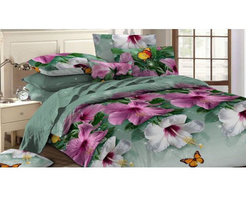 Постельное белье полутораспальное Мако-сатин Bell