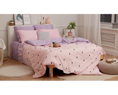 Постельное белье двуспальное Violet love