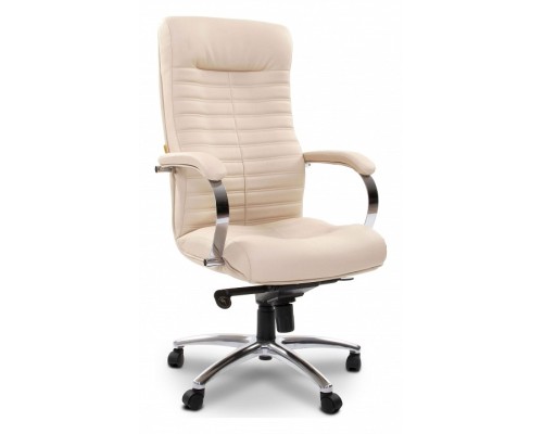 Кресло компьютерное Chairman 480 бежевый/хром, черный