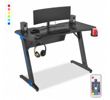 Стол компьютерный CS-GTIZ-BK-CARBON-RGB