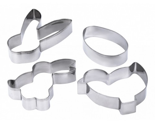 Набор из 4 форм для выпечки (10 см) Пасха 17075