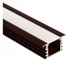 Профиль встраиваемый Arlight PDS-F-2000 ANOD Brown Deep 017653